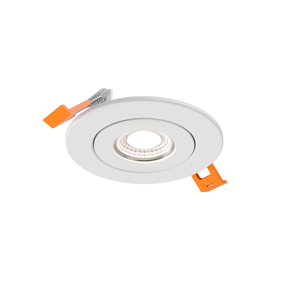 DALS Lighting FGM3-CDW-WH Pivot Flat Round Gimbal Recessed in White