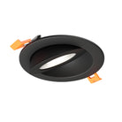 DALS Lighting FGM4-CDW-BK Pivot Flat Round Gimbal Recessed in Black
