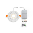 DALS Lighting FGM4-CDW-BK Pivot Flat Round Gimbal Recessed