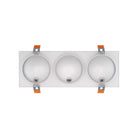 DALS Lighting FGM4-CDW-TRIO-WH Pivot 4" Triple Flat Gimbal Recessed in White