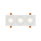 DALS Lighting FGM4-CDW-TRIO-WH Pivot 4" Triple Flat Gimbal Recessed in White