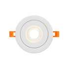 DALS Lighting FGM4-CDW-WH Pivot Flat Round Gimbal Recessed in White