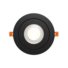 DALS Lighting FGM6-CDW-BK Pivot Flat Round Gimbal Recessed in Black