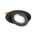 DALS Lighting FGM6-CDW-BK Pivot Flat Round Gimbal Recessed in Black