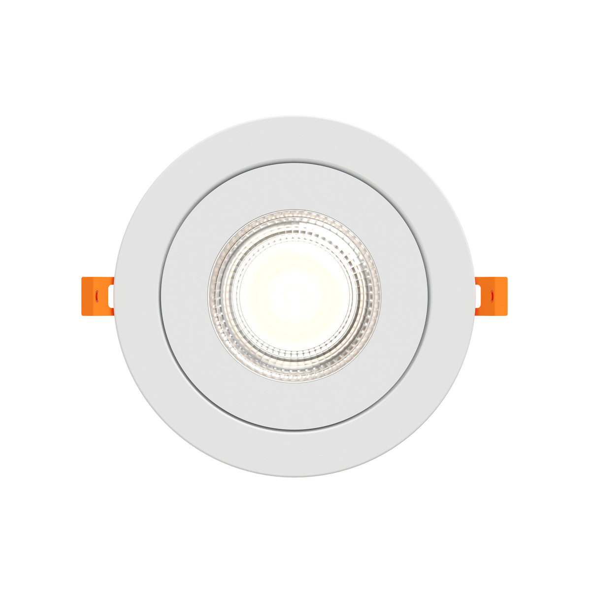 DALS Lighting FGM6-CDW-WH Pivot Flat Round Gimbal Recessed in White