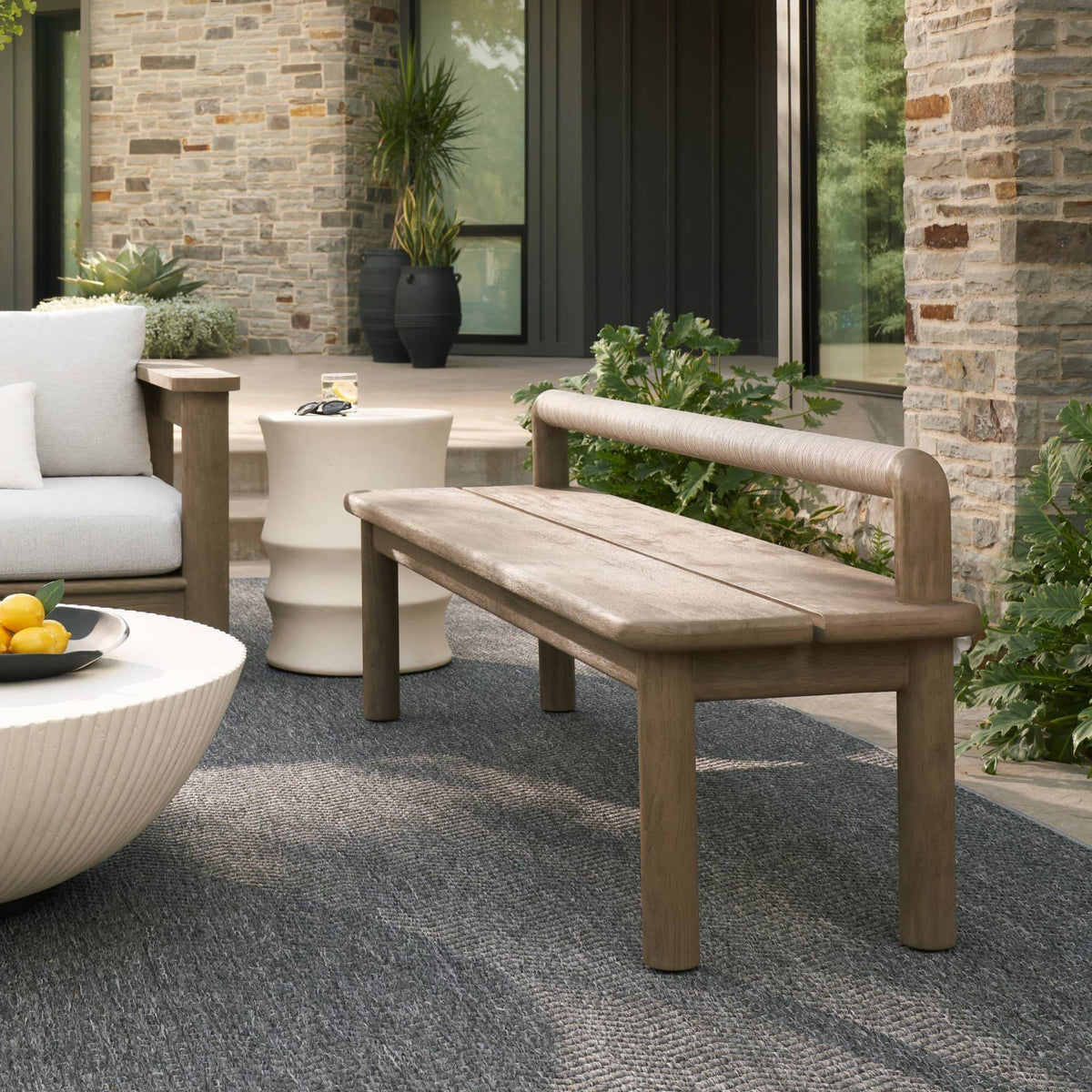 Arteriors FHS05 Escape Outdoor Bench