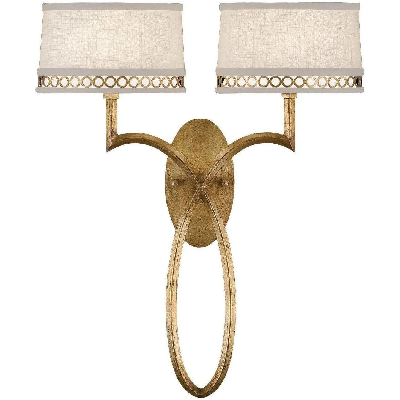 Fine Art Handcrafted Lighting - Allegretto 21-Inch Two Light Wall Sconce - 784750-2ST | Montreal Lighting & Hardware