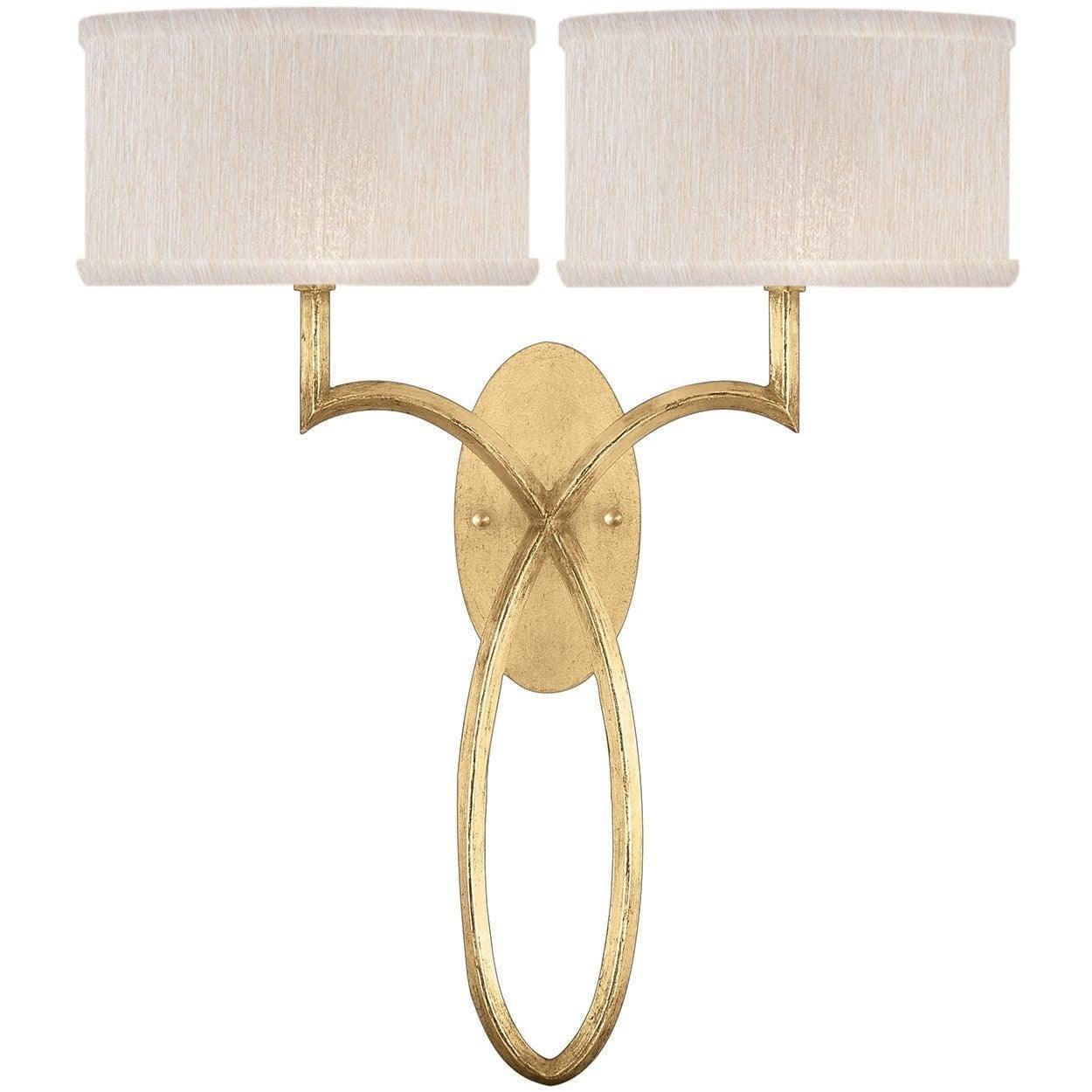 Fine Art Handcrafted Lighting - Allegretto 21-Inch Two Light Wall Sconce - 784750-SF33 | Montreal Lighting & Hardware