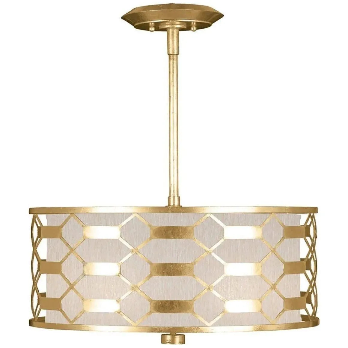 Fine Art Handcrafted Lighting - Allegretto 24-Inch Three Light Pendant - 787540-SF33 | Montreal Lighting & Hardware