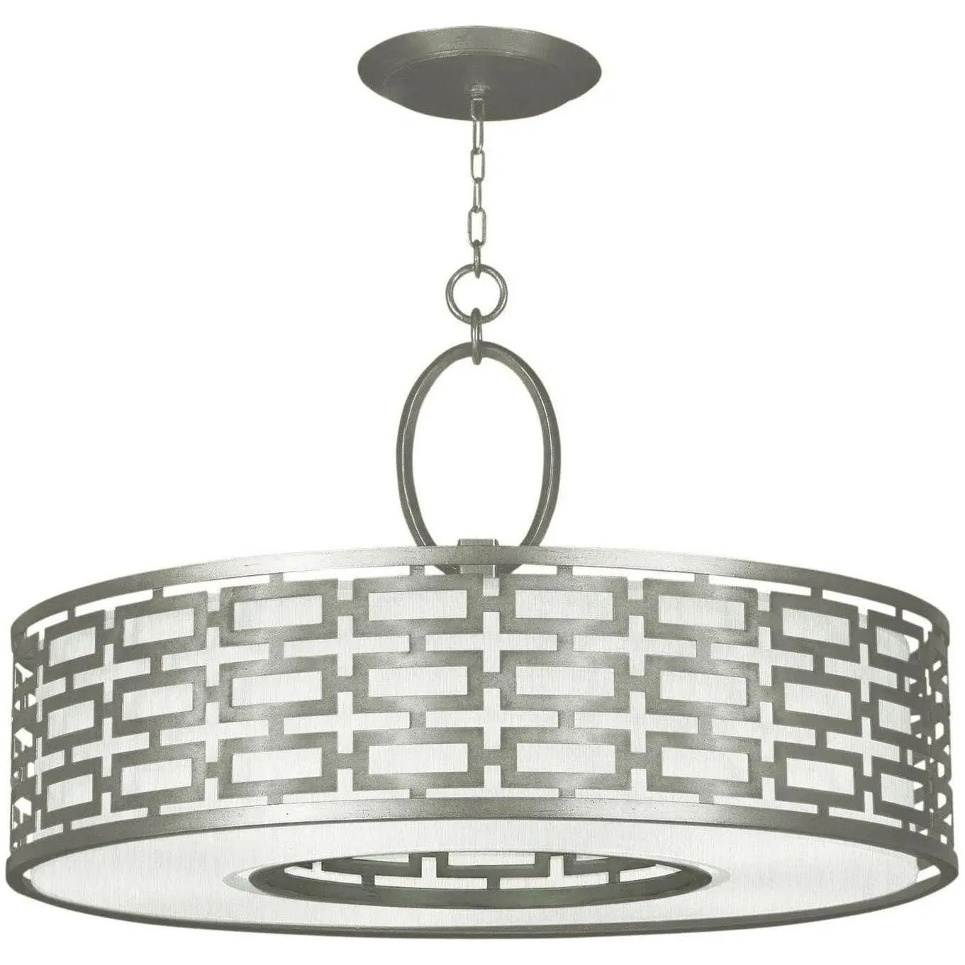 Fine Art Handcrafted Lighting - Allegretto 40-Inch Five Light Pendant - 787640-SF33 | Montreal Lighting & Hardware