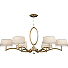 Fine Art Handcrafted Lighting - Allegretto 51-Inch Six Light Chandelier - 771740-2ST | Montreal Lighting & Hardware