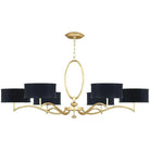 Fine Art Handcrafted Lighting - Allegretto 51-Inch Six Light Chandelier - 771740-SF34 | Montreal Lighting & Hardware