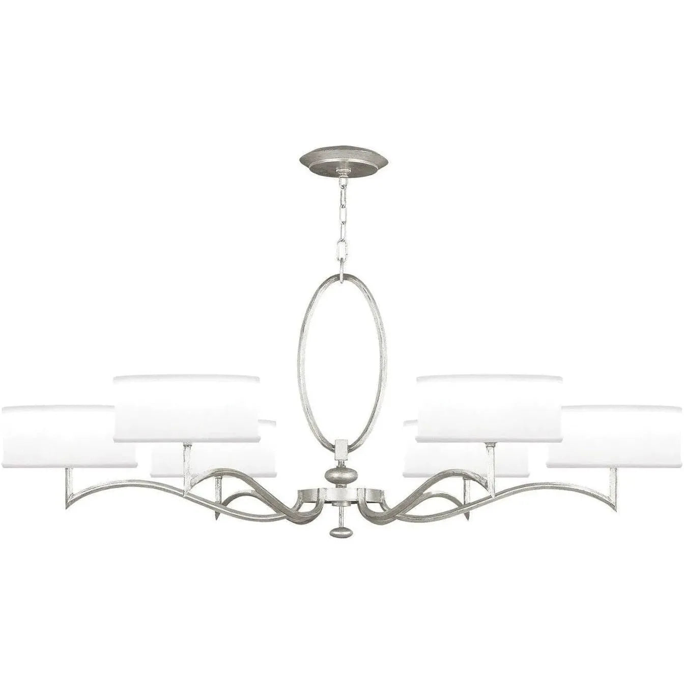 Fine Art Handcrafted Lighting - Allegretto 51-Inch Six Light Chandelier - 771740-SF41 | Montreal Lighting & Hardware