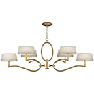 Fine Art Handcrafted Lighting - Allegretto 63-Inch Six Light Chandelier - 780040-2ST | Montreal Lighting & Hardware