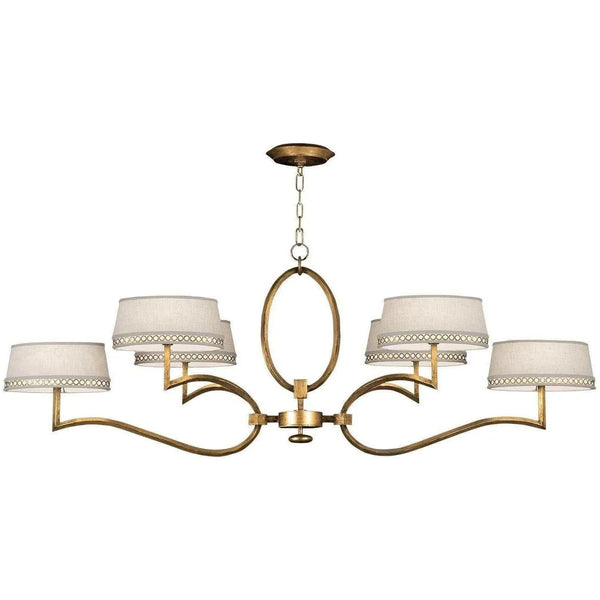 Allegretto 63 pouces six lumières Suspendu