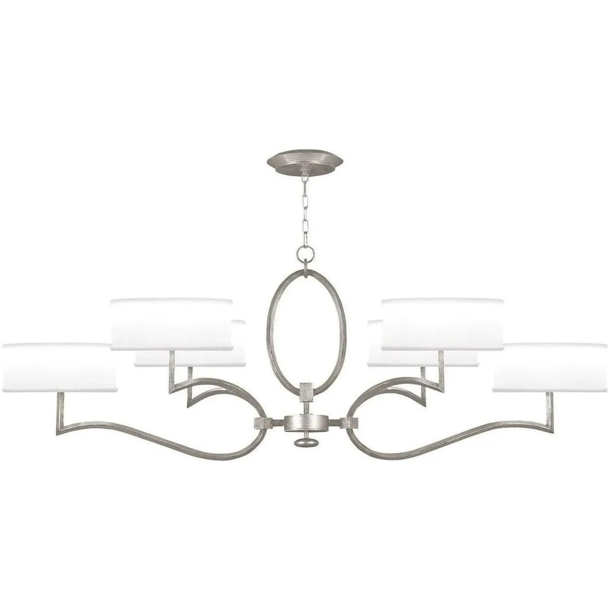 Fine Art Handcrafted Lighting - Allegretto 63-Inch Six Light Chandelier - 780040-SF41 | Montreal Lighting & Hardware