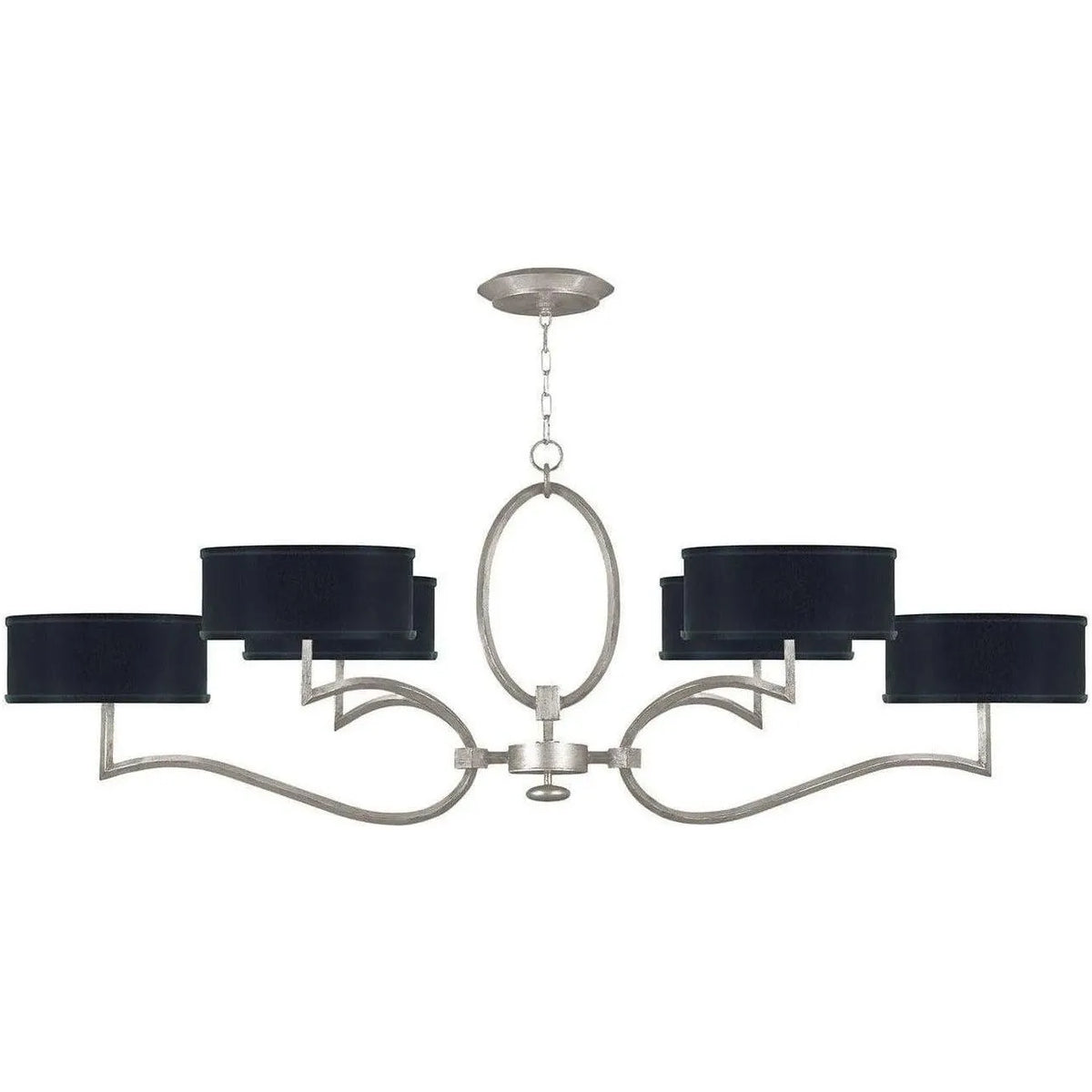 Fine Art Handcrafted Lighting - Allegretto 63-Inch Six Light Chandelier - 780040-SF42 | Montreal Lighting & Hardware
