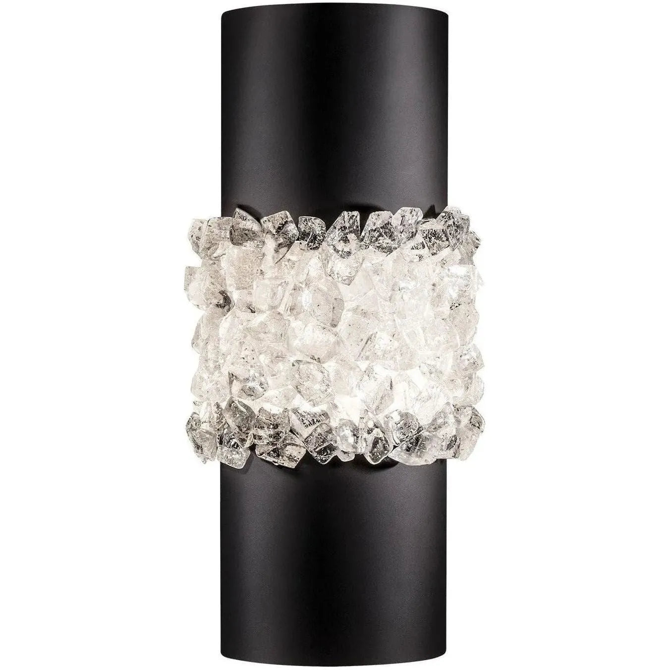 Fine Art Handcrafted Lighting - Arctic Halo 14-Inch Two Light Wall Sconce - 876650-2ST | Montreal Lighting & Hardware