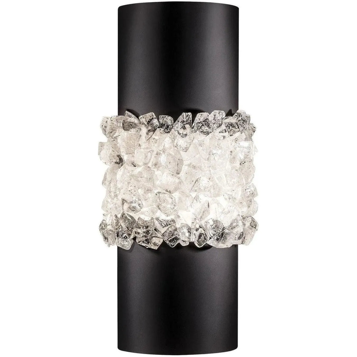 Fine Art Handcrafted Lighting - Arctic Halo 14-Inch Two Light Wall Sconce - 876650-2ST | Montreal Lighting & Hardware