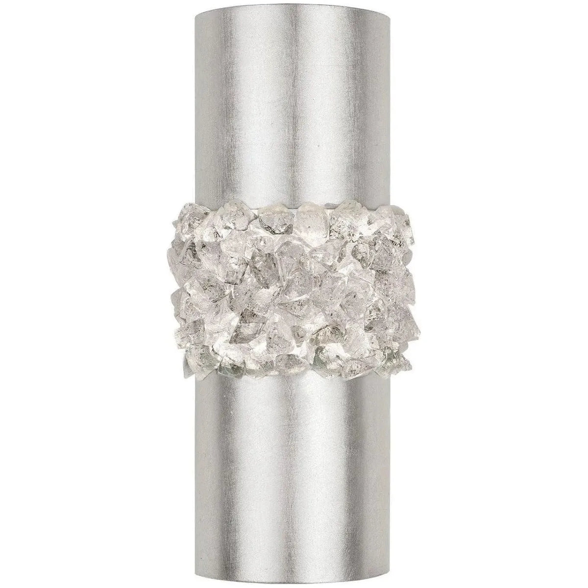 Fine Art Handcrafted Lighting - Arctic Halo 14-Inch Two Light Wall Sconce - 876650ST | Montreal Lighting & Hardware