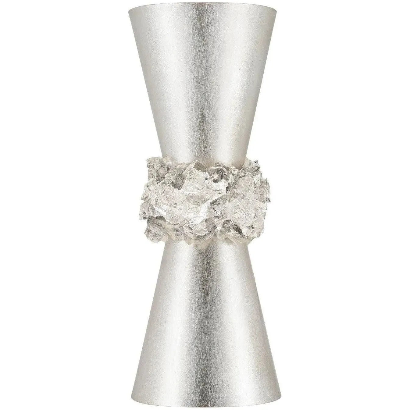 Fine Art Handcrafted Lighting - Arctic Halo 14-Inch Two Light Wall Sconce - 876750ST | Montreal Lighting & Hardware