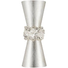 Fine Art Handcrafted Lighting - Arctic Halo 14-Inch Two Light Wall Sconce - 876750ST | Montreal Lighting & Hardware