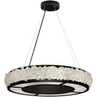 Fine Art Handcrafted Lighting - Arctic Halo 30-Inch 12 Light Pendant - 878140-2ST | Montreal Lighting & Hardware