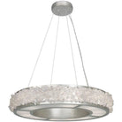 Fine Art Handcrafted Lighting - Arctic Halo 30-Inch 12 Light Pendant - 878140ST | Montreal Lighting & Hardware