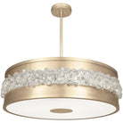 Fine Art Handcrafted Lighting - Arctic Halo 32-Inch Three Light Pendant - 876340-1ST | Montreal Lighting & Hardware