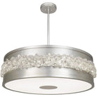 Fine Art Handcrafted Lighting - Arctic Halo 32-Inch Three Light Pendant - 876340ST | Montreal Lighting & Hardware