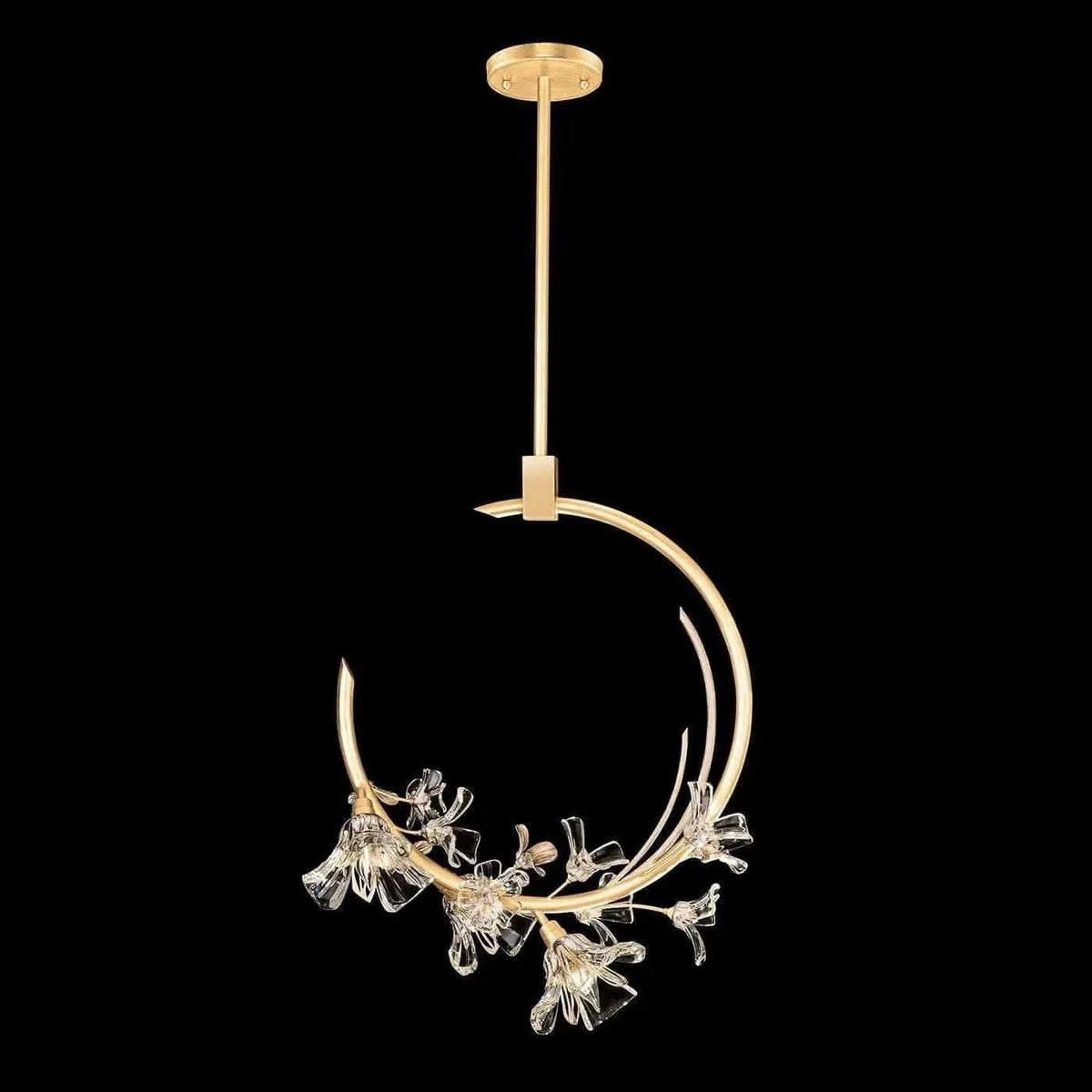 Fine Art Handcrafted Lighting - Azu 19-Inch Three Light Pendant - 918040-2ST | Montreal Lighting & Hardware