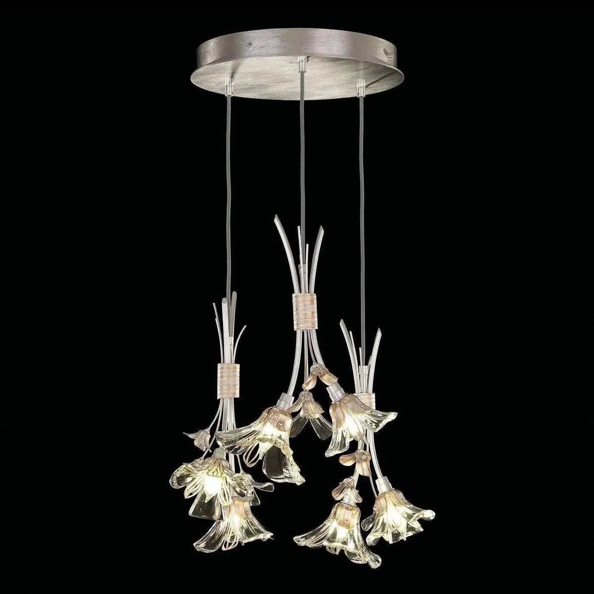 Fine Art Handcrafted Lighting - Azu 22-Inch Six Light Pendant - 916540-1ST | Montreal Lighting & Hardware
