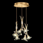 Fine Art Handcrafted Lighting - Azu 22-Inch Six Light Pendant - 916540-2ST | Montreal Lighting & Hardware
