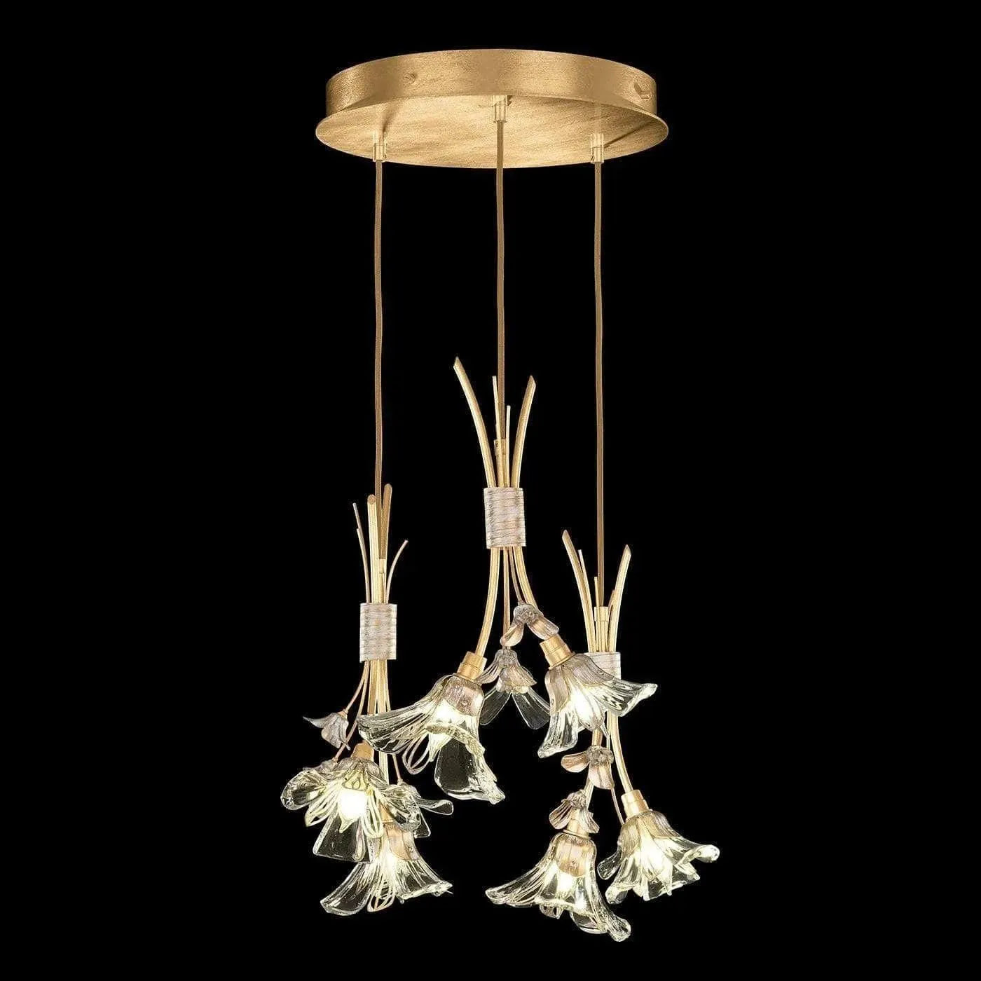 Fine Art Handcrafted Lighting - Azu 22-Inch Six Light Pendant - 916540-2ST | Montreal Lighting & Hardware