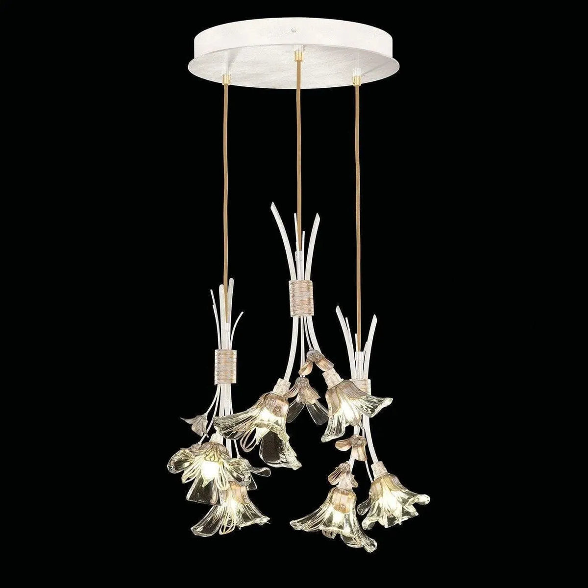 Fine Art Handcrafted Lighting - Azu 22-Inch Six Light Pendant - 916540-3ST | Montreal Lighting & Hardware