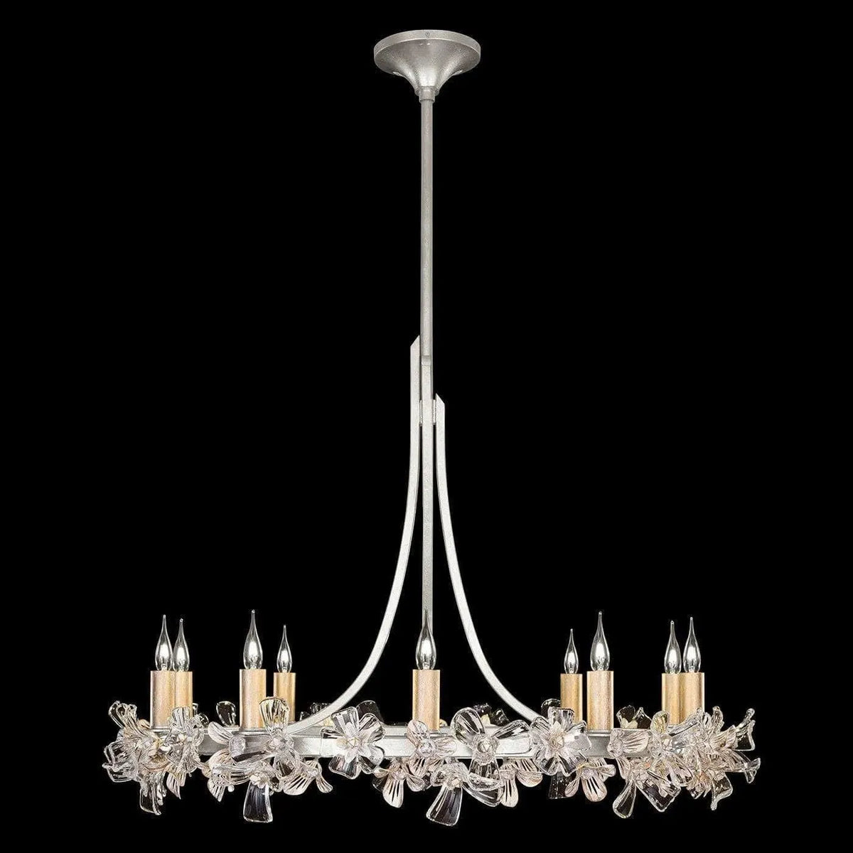Fine Art Handcrafted Lighting - Azu 34-Inch Ten Light Chandelier - 915240-1ST | Montreal Lighting & Hardware