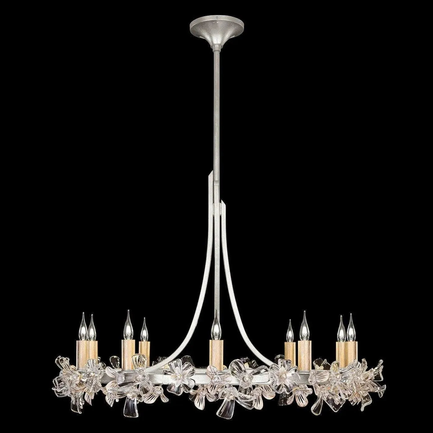 Fine Art Handcrafted Lighting - Azu 34-Inch Ten Light Chandelier - 915240-1ST | Montreal Lighting & Hardware