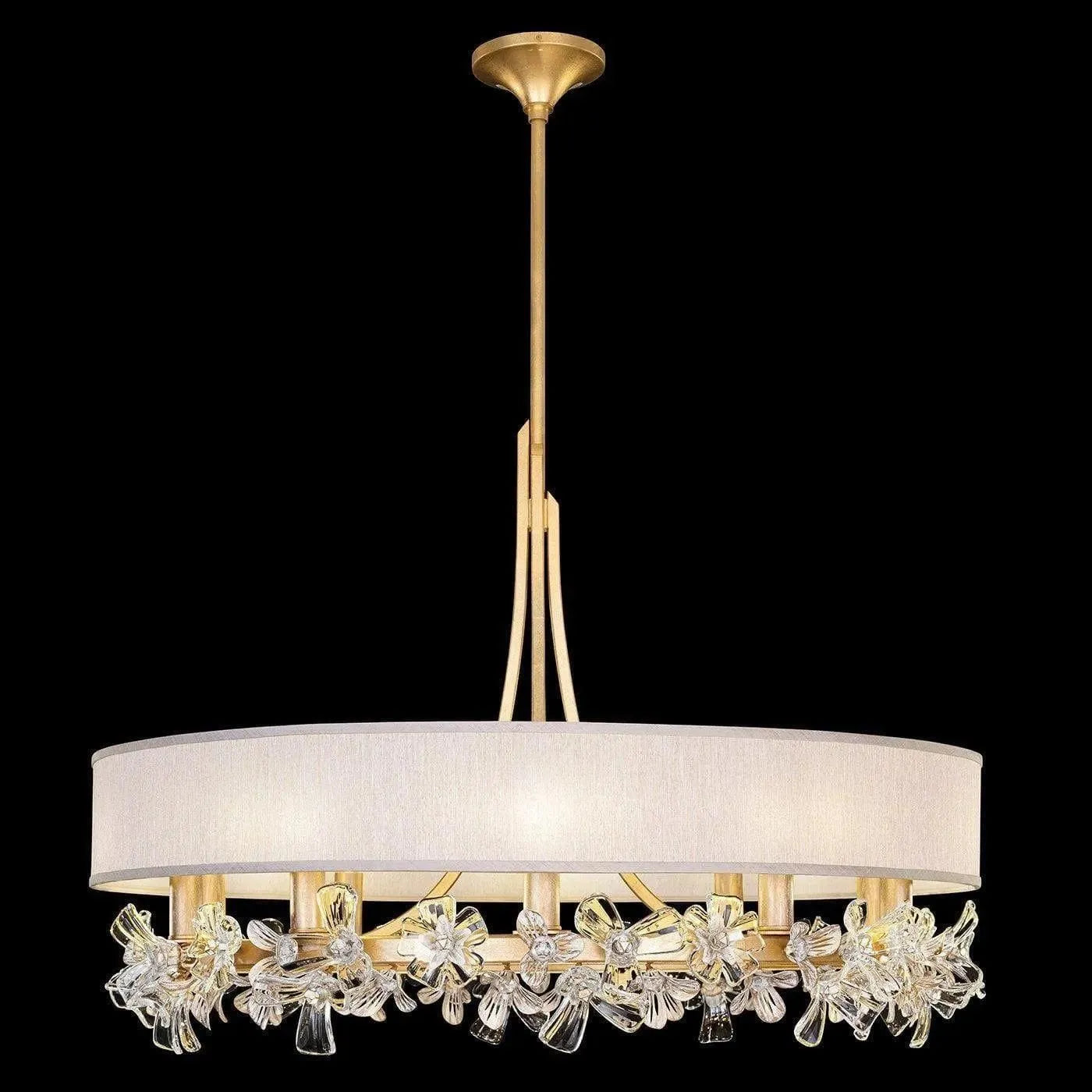 Fine Art Handcrafted Lighting - Azu 34-Inch Ten Light Chandelier - 915240-22ST | Montreal Lighting & Hardware