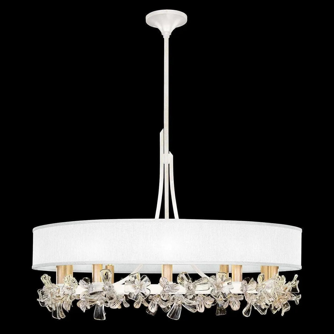 Fine Art Handcrafted Lighting - Azu 34-Inch Ten Light Chandelier - 915240-31ST | Montreal Lighting & Hardware