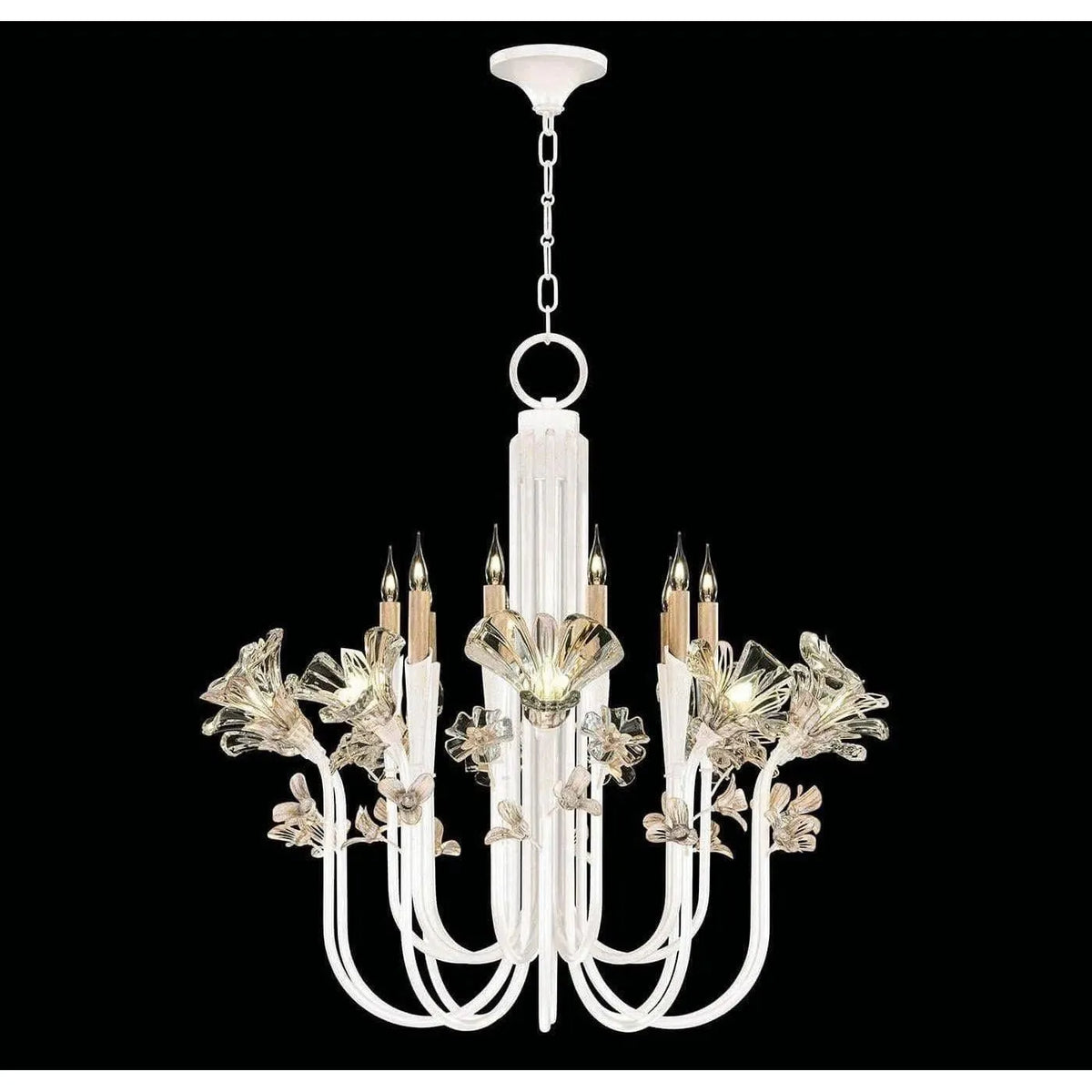 Fine Art Handcrafted Lighting - Azu 35-Inch 20 Light Chandelier - 915140-3ST | Montreal Lighting & Hardware