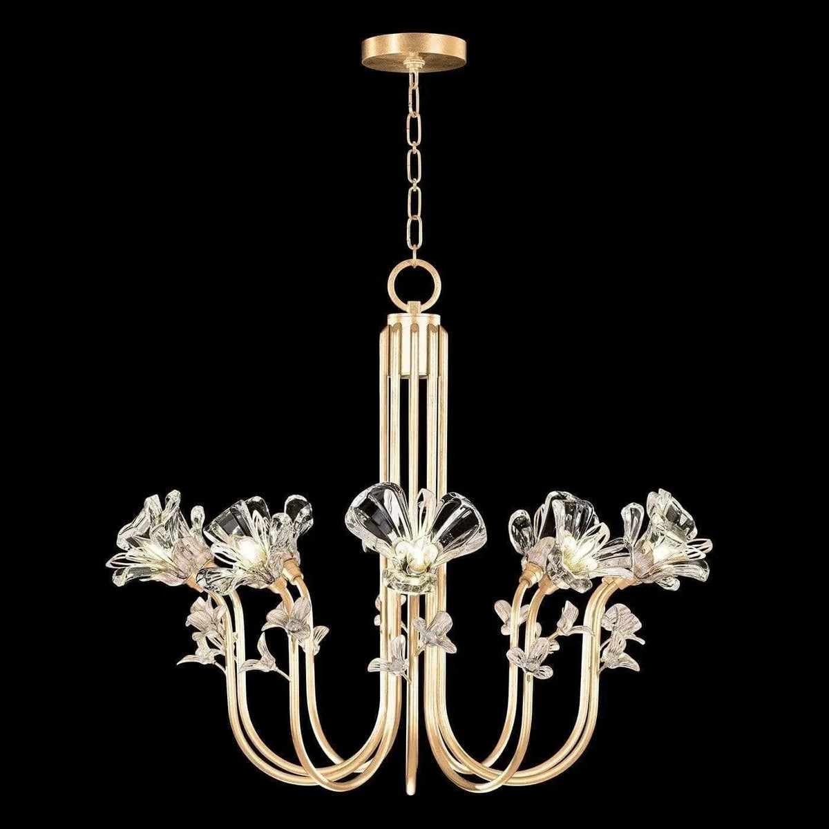 Fine Art Handcrafted Lighting - Azu 35-Inch Ten Light Chandelier - 917540-2ST | Montreal Lighting & Hardware