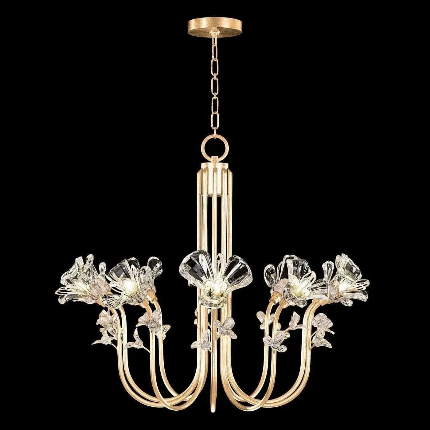 Fine Art Handcrafted Lighting - Azu 35-Inch Ten Light Chandelier - 917540-1ST | Montreal Lighting & Hardware