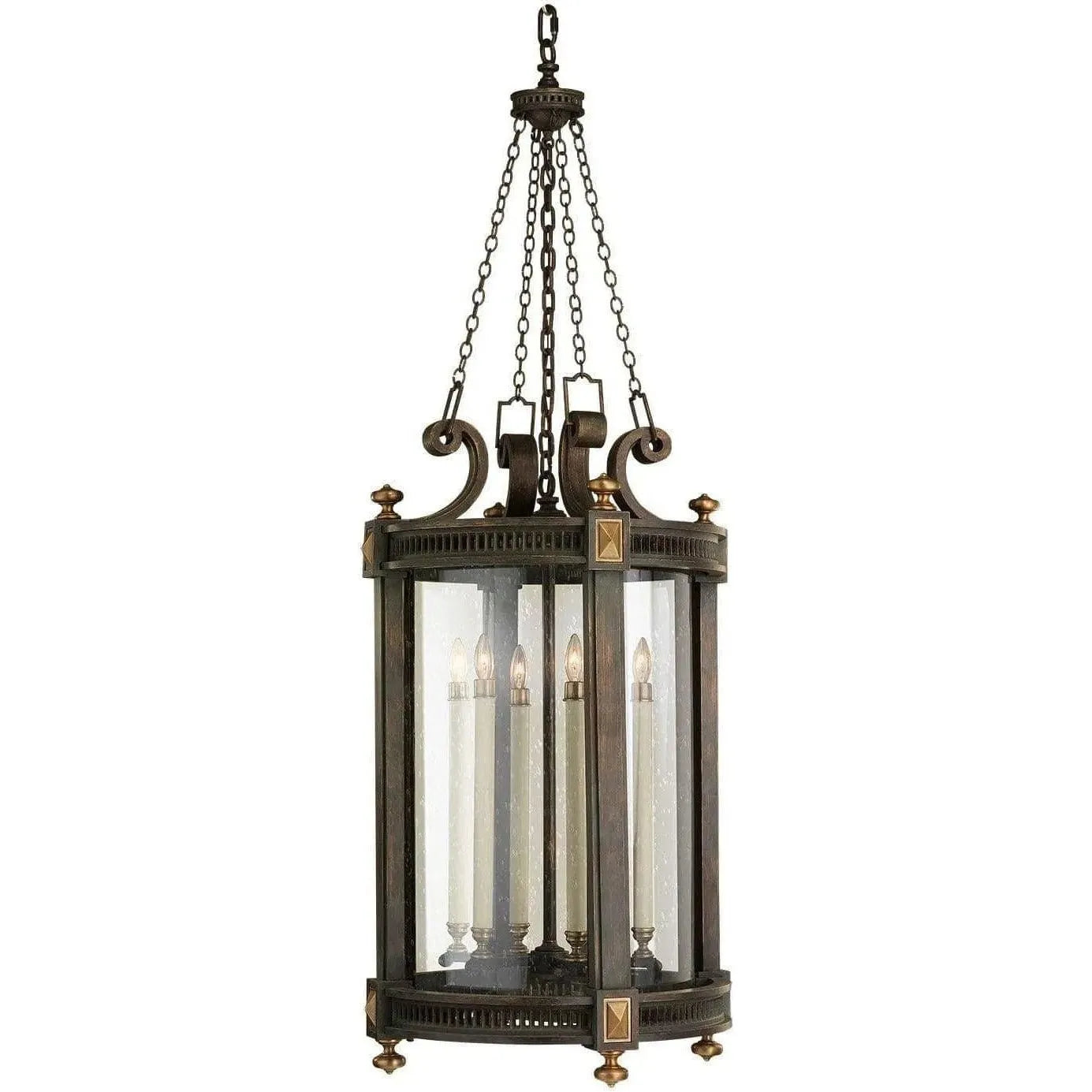 Fine Art Handcrafted Lighting - Beekman Place 17-Inch Five Light Outdoor Lantern - 564382ST | Montreal Lighting & Hardware