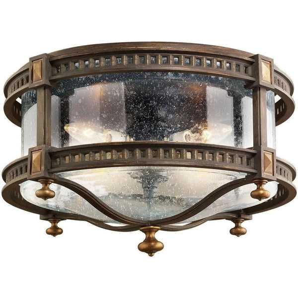 Beekman Place 18-Inch Four Light Outdoor Flush Mount