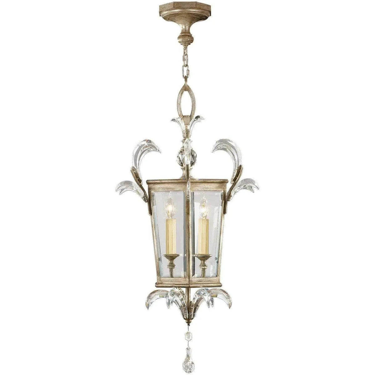 Fine Art Handcrafted Lighting - Beveled Arcs 22-Inch Three Light Lantern - 705440ST | Montreal Lighting & Hardware