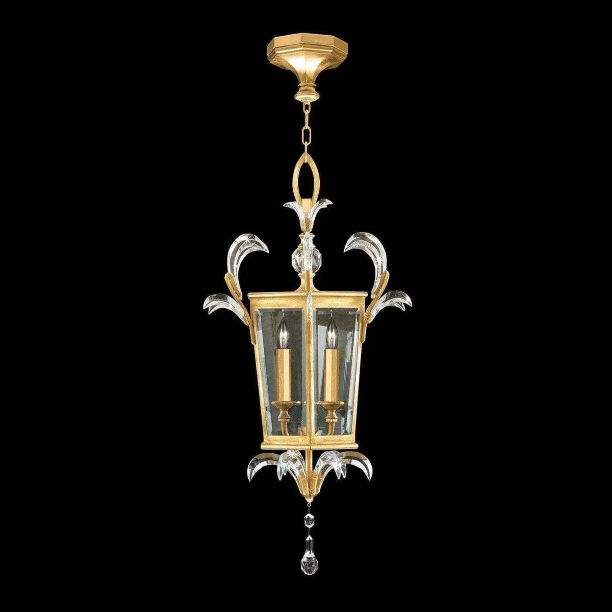 Fine Art Handcrafted Lighting - Beveled Arcs 22-Inch Three Light Pendant - 705440-SF3 | Montreal Lighting & Hardware