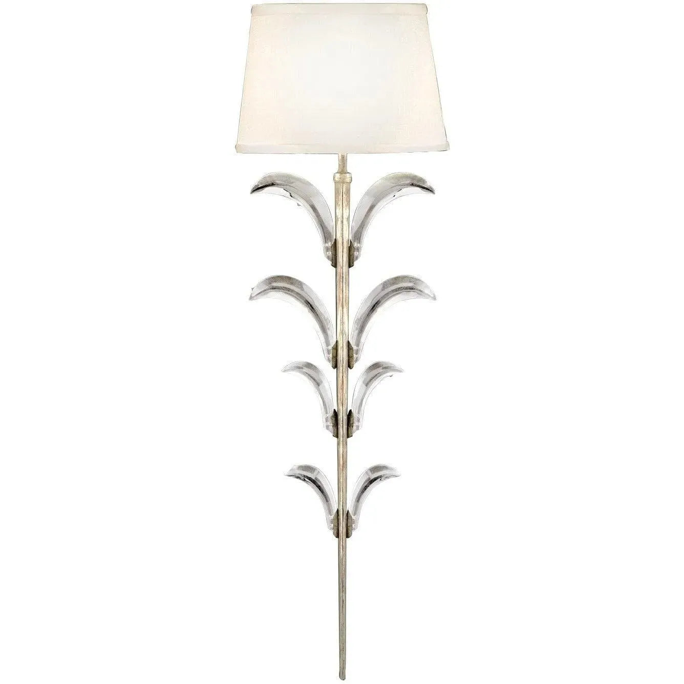 Fine Art Handcrafted Lighting - Beveled Arcs 28-Inch One Light Wall Sconce - 738450ST | Montreal Lighting & Hardware