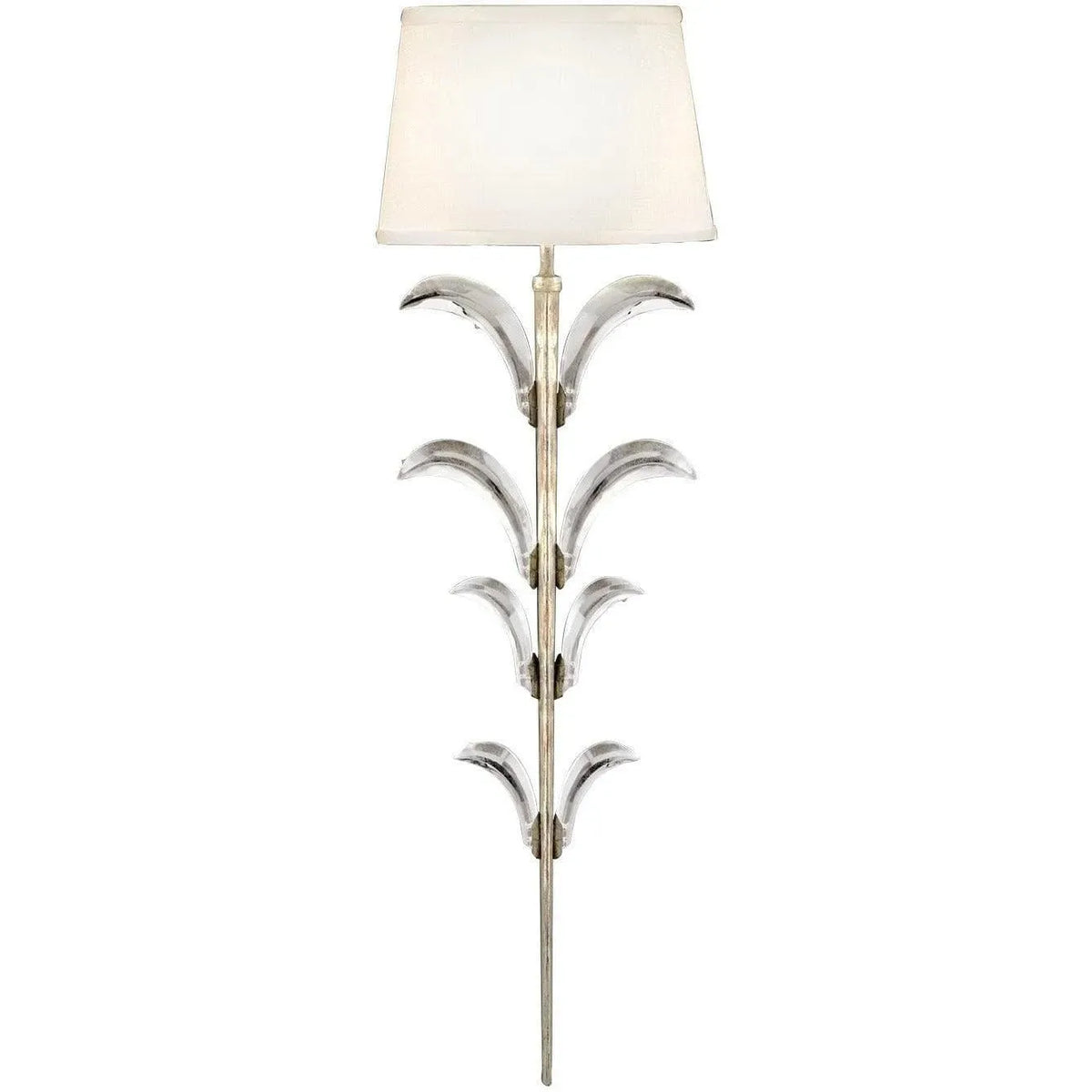 Fine Art Handcrafted Lighting - Beveled Arcs 28-Inch One Light Wall Sconce - 738450ST | Montreal Lighting & Hardware