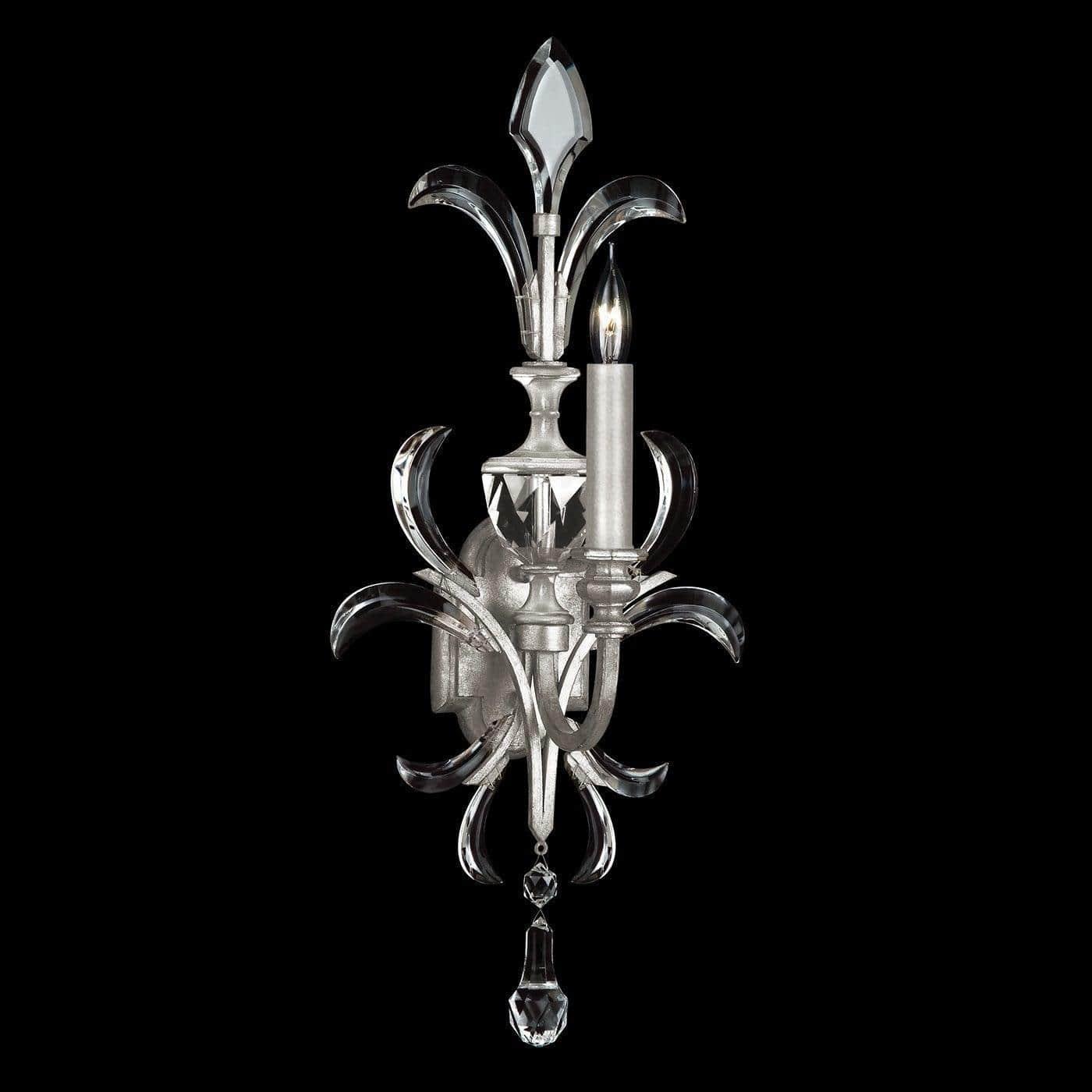 Fine Art Handcrafted Lighting - Beveled Arcs 29-Inch One Light Wall Sconce - 704950-SF4 | Montreal Lighting & Hardware