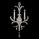 Fine Art Handcrafted Lighting - Beveled Arcs 32-Inch Two Light Wall Sconce - 704850-SF4 | Montreal Lighting & Hardware